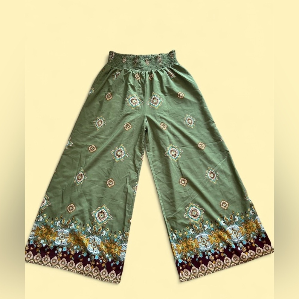 Active USA Boho Wide Leg Pants – NWT - Size 2XL - Picture 2 of 4